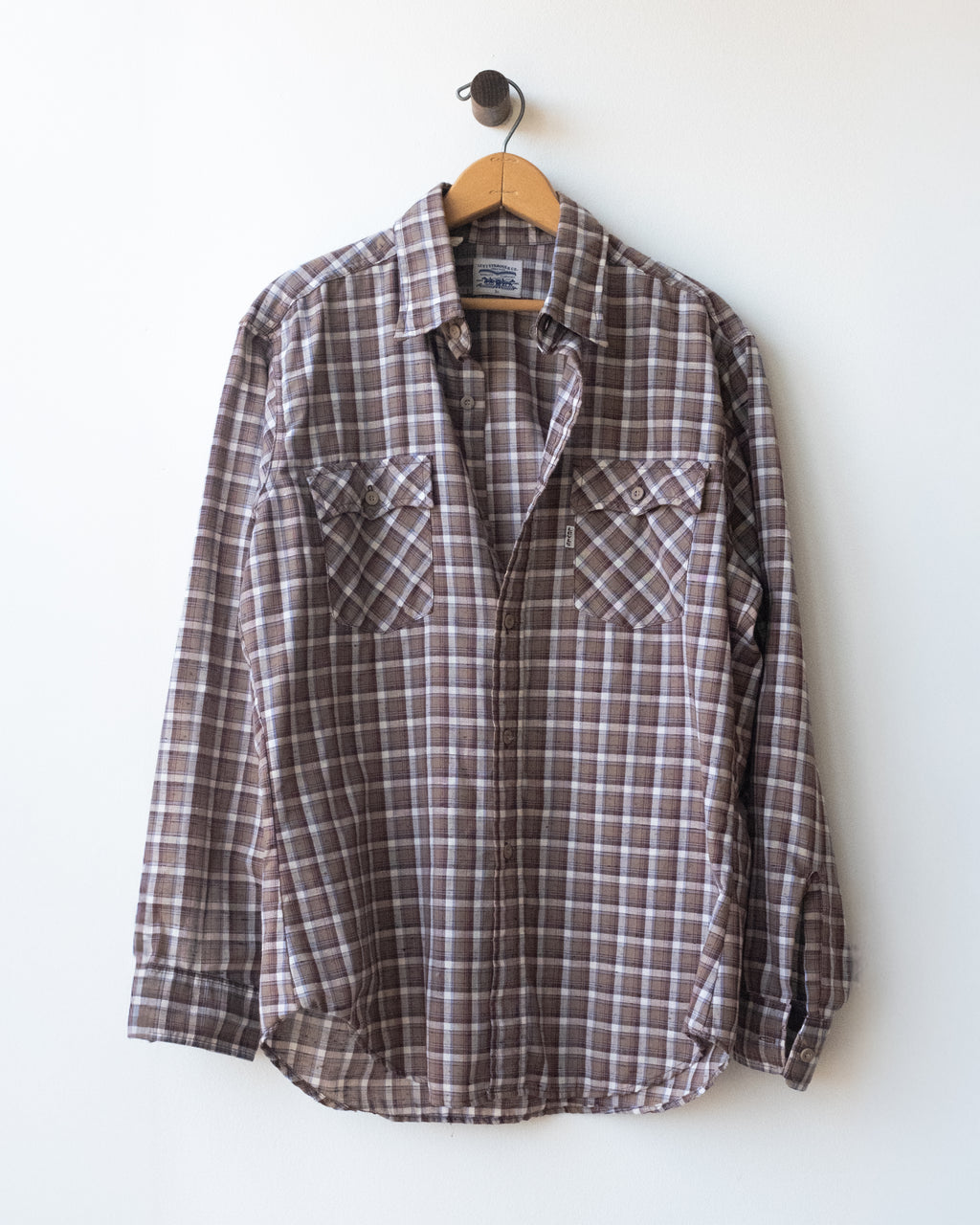 no.0019 levis plaid shirt
